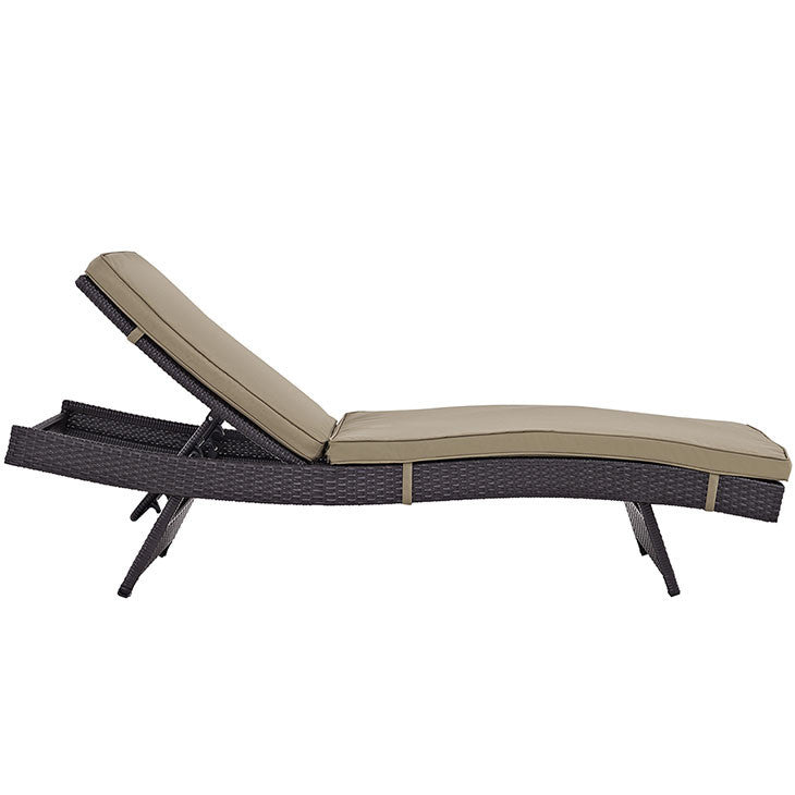 CONVENE OUTDOOR PATIO CHAISE IN ESPRESSO MOCHA - onePage