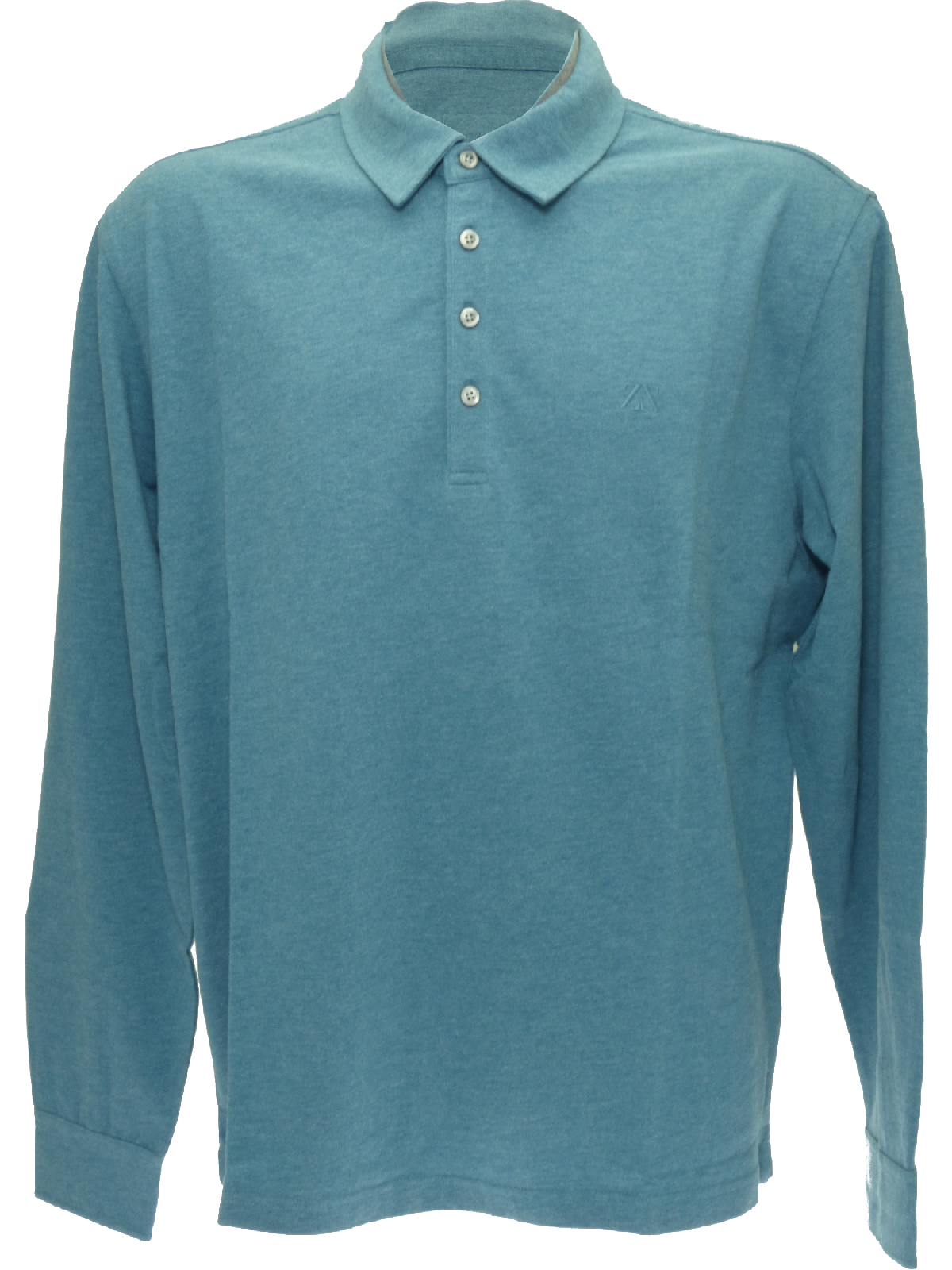 Zegna winter polo knitwear in acquamarine(XXL) - onePage