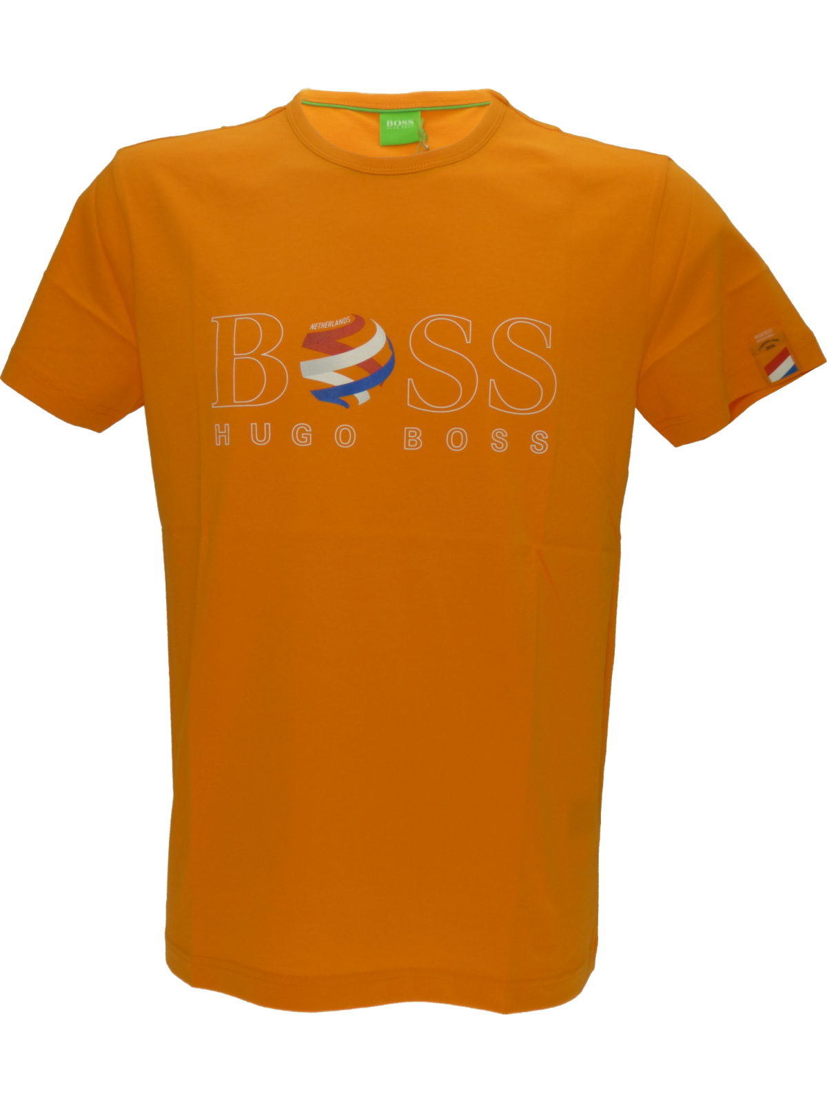 Hugo Boss Tee Flag T-Shirt in Orange - Netherlands (L) - onePage
