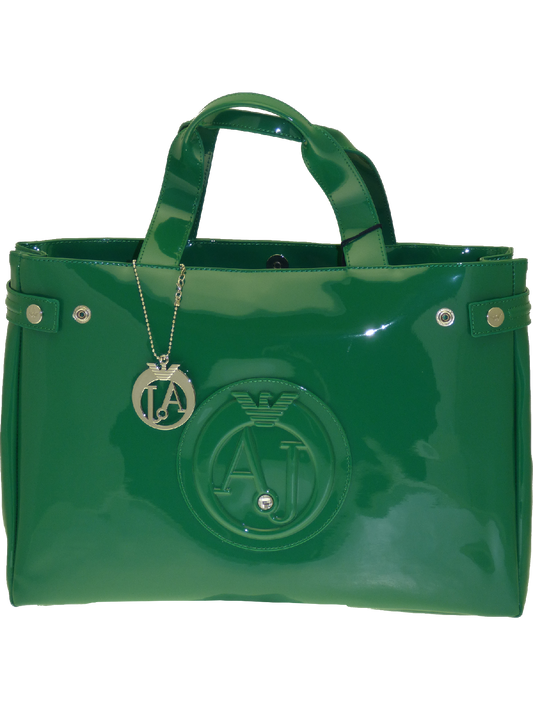 Armani SS15 Ladies Handbag in Green(U)-onePage