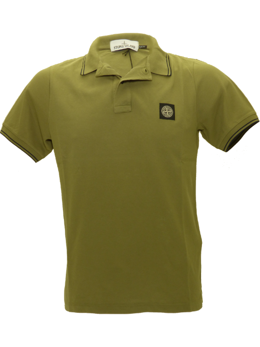Stone Island SS15 Polo in Military Green(M) - onePage
