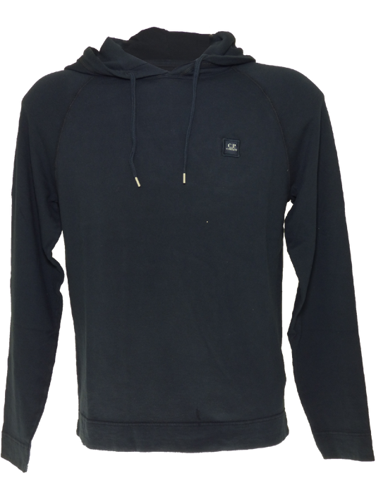 CP Company SS15 Light Weight hooded Sweatshirt in Navy (M) - onePage