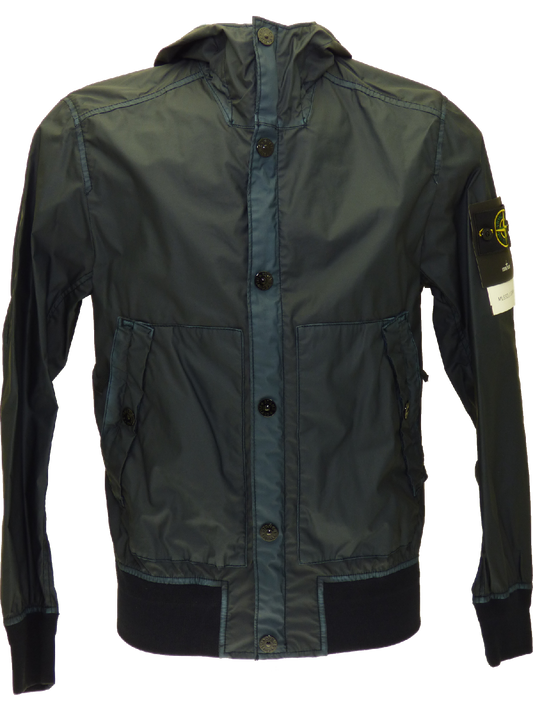 Stone Island SS15 Mussola Gommata Jacket in Navy(XL) - onePage
