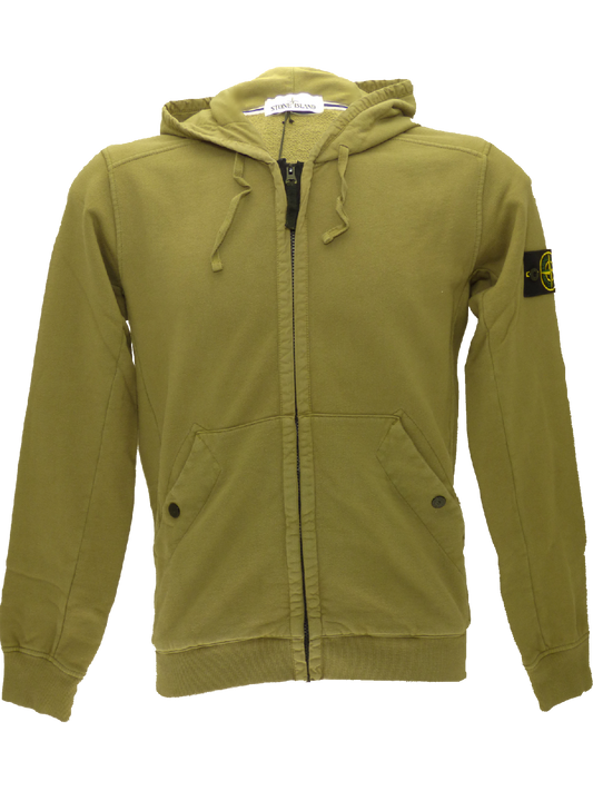 Stone Island SS15 Full Zip Hooded Sweatshirt in Forrest(S) - onePage
