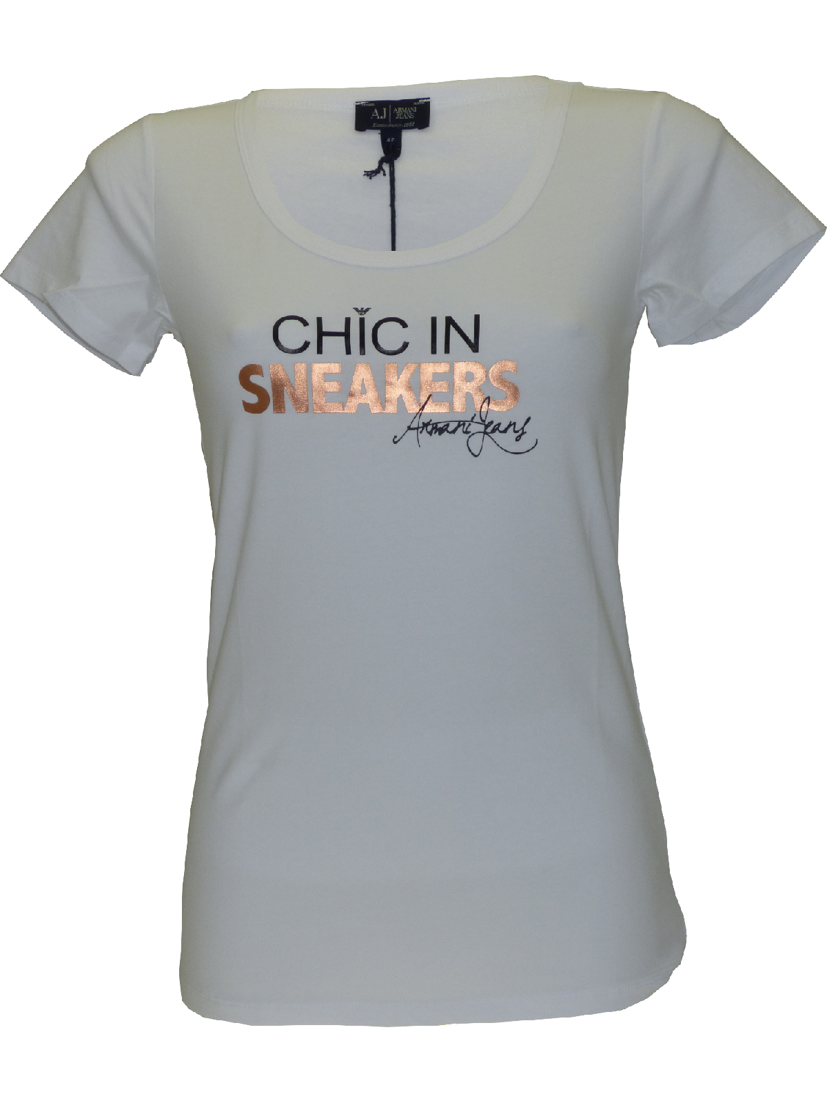 Armani SS15 Ladies T-Shirt in White(44)-onePage