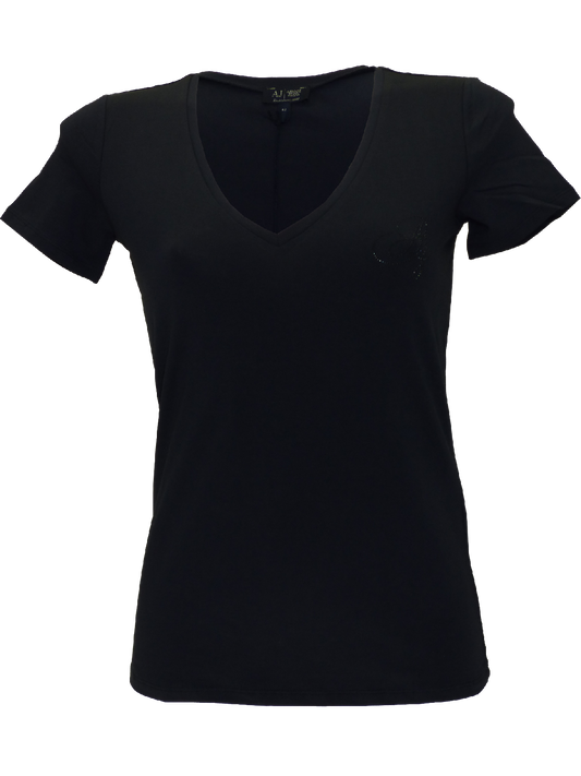 Armani SS15 Ladies T-Shirt in Indigo (40)-onePage