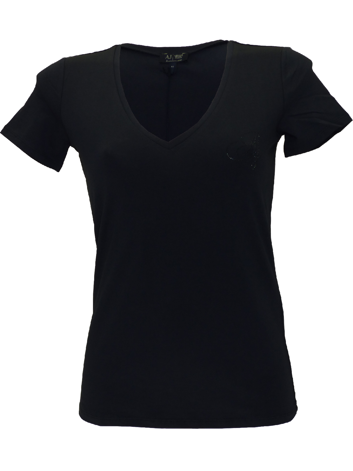 Armani SS15 Ladies T-Shirt in Indigo (42)-onePage