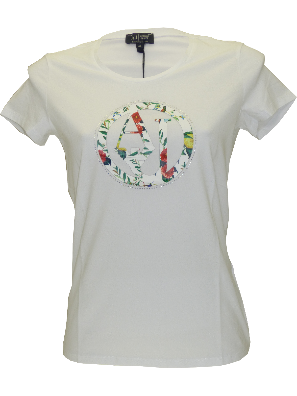 Armani SS15 Ladies T-Shirt in White(40)-onePage