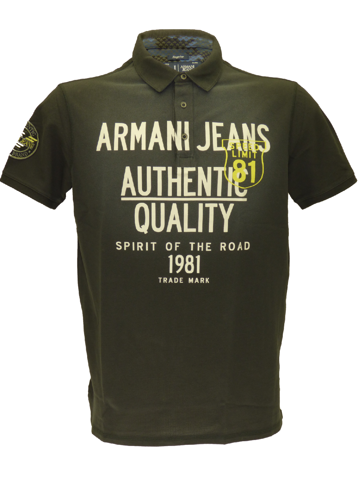 Armani SS15 short sleeved 3-button polo in grey mu00e9lange (3XL)-onePage