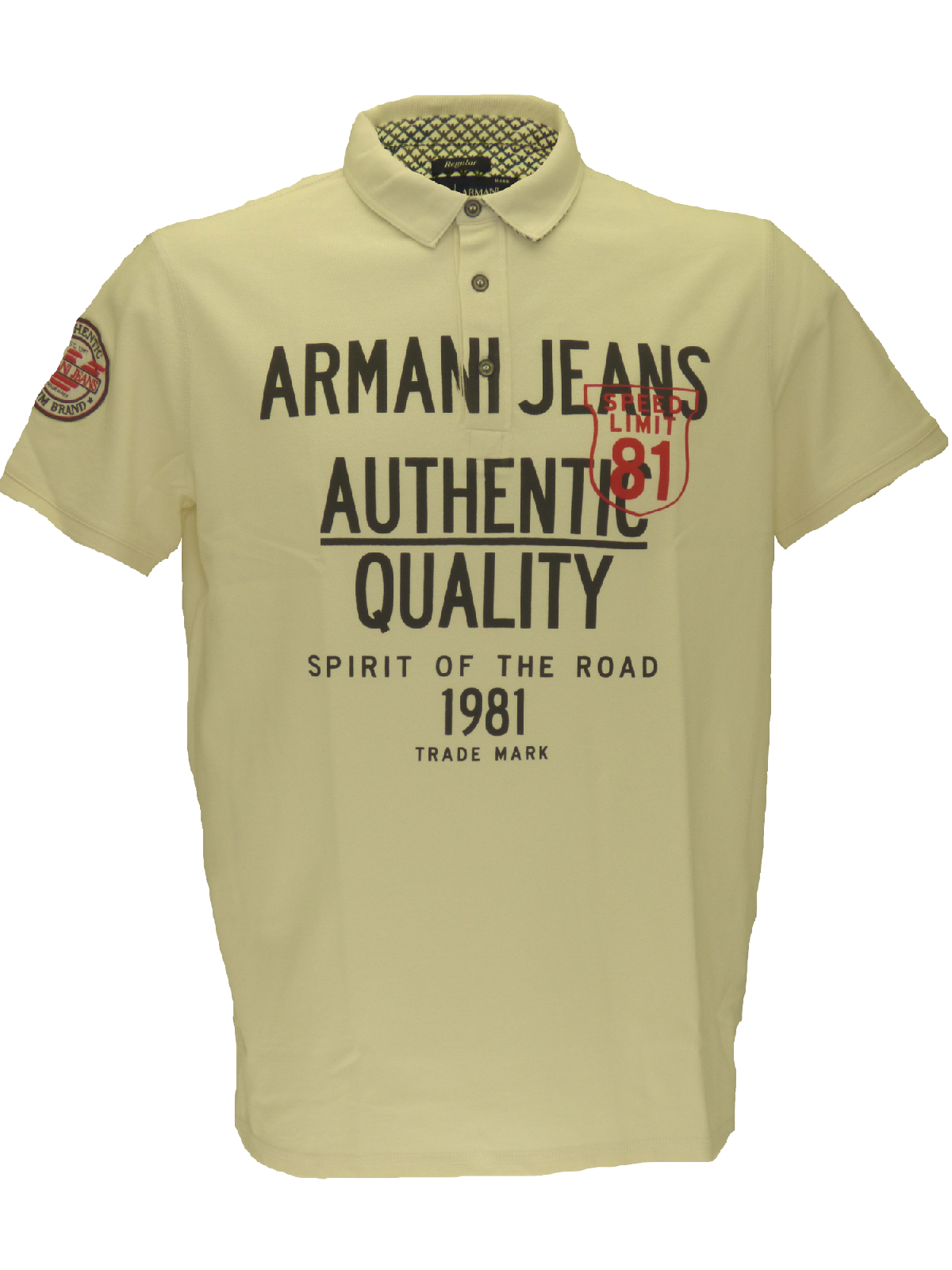 Armani SS15 short sleeved 3-button polo in white(S)-onePage