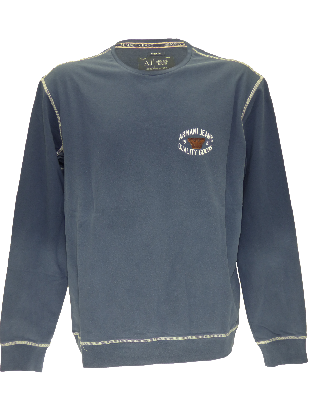 Armani SS15 round neck sweatshirt in blue(3XL)-onePage