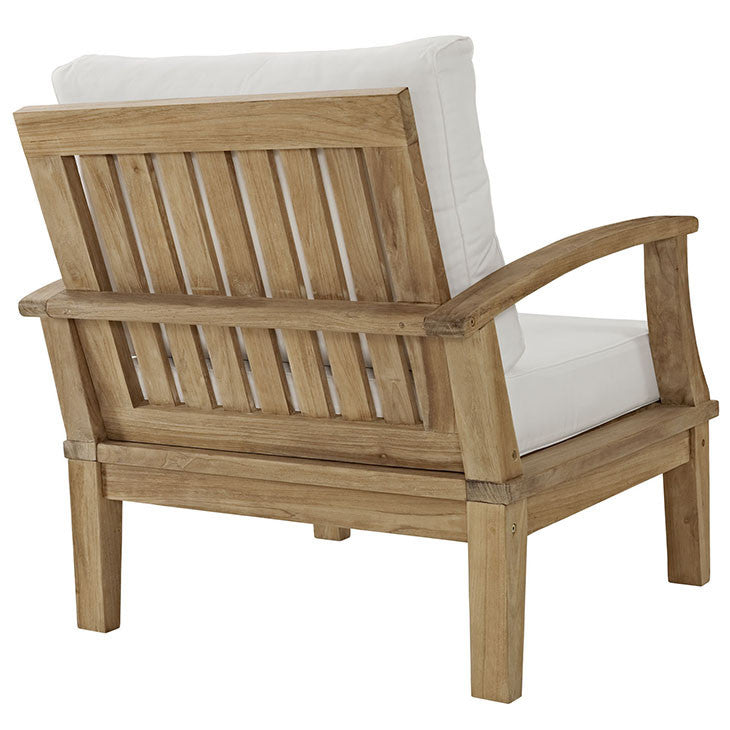 MARINA OUTDOOR PATIO TEAK ARMCHAIR IN NATURAL WHITE - onePage - 4