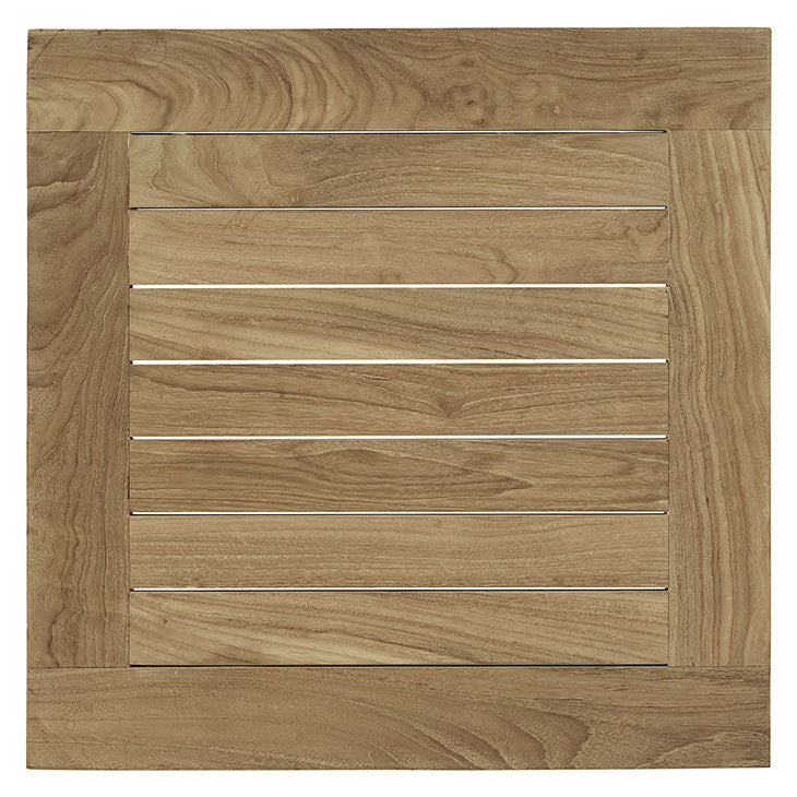 Marina Outdoor Patio Teak Side Table in Natural - onePage - 2