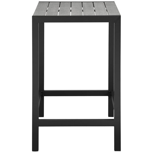 Maine Outdoor Patio Bar Table in Brown Gray - onePage - 1