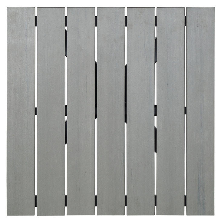 Maine 28" Outdoor Patio Dining Table in Brown Gray - onePage - 3