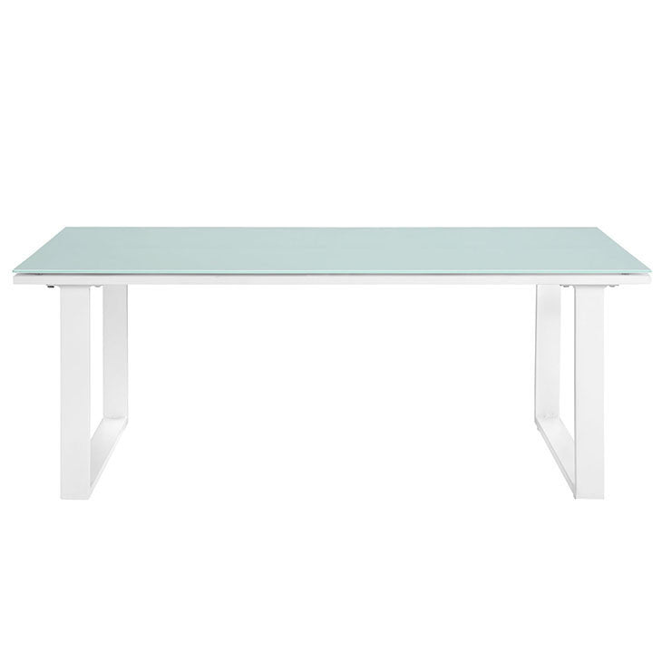 Fortuna Outdoor Patio Coffee Table in White - onePage - 2