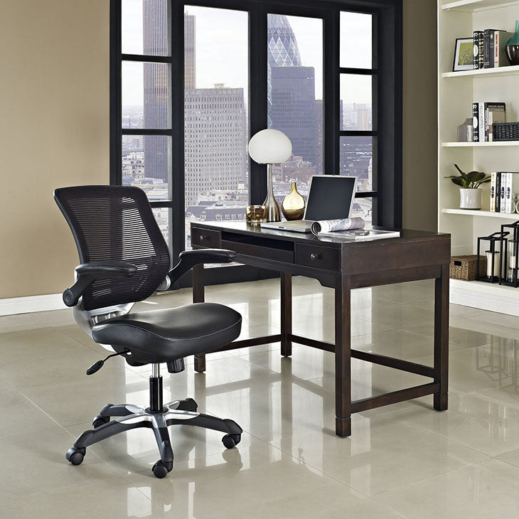 EDGE VINYL OFFICE CHAIR IN BLACK - onePage - 6