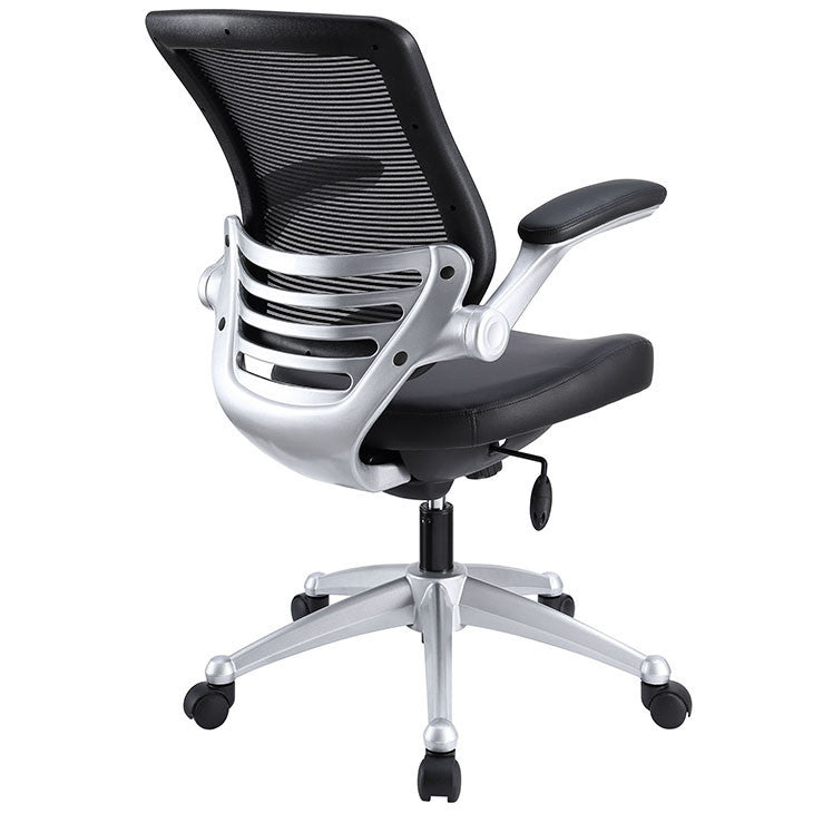 EDGE LEATHER OFFICE CHAIR IN BLACK - onePage - 3