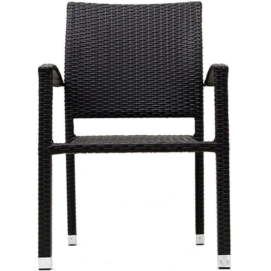 BELLA DINING OUTDOOR PATIO ARMCHAIR IN ESPRESSO - onePage