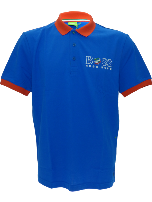 Hugo Boss World Cup Polo in Blue - Italy(XXL) - onePage
