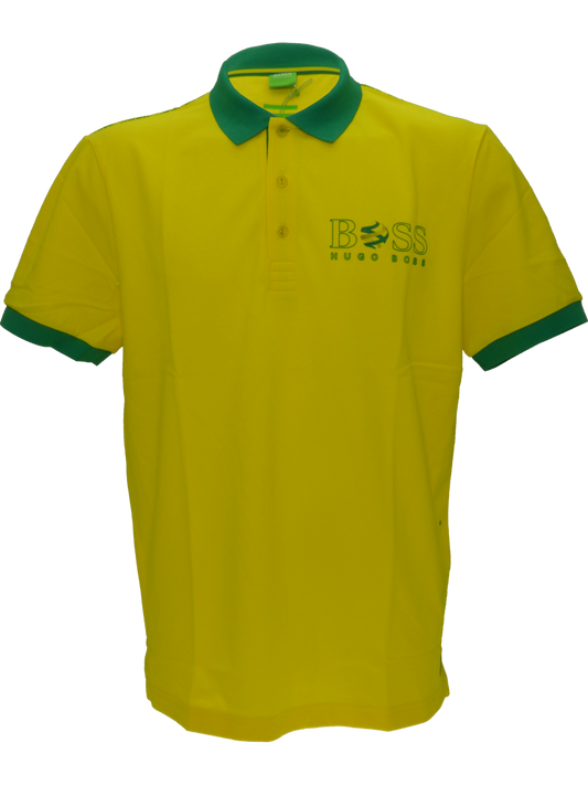 Hugo Boss World Cup Polo in Yellow - Brazil(XL) - onePage
