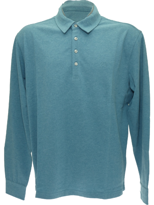 Zegna winter polo knitwear in acquamarine(XXL) - onePage
